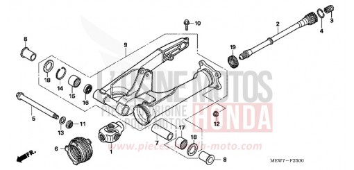 BRAS OSCILLANT NT700V6 de 2006